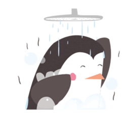 Little French Pingu v2 sticker #13342033