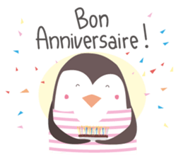 Little French Pingu v2 sticker #13342037