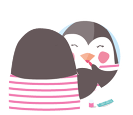 Little French Pingu v2 sticker #13342038