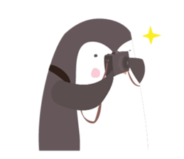 Little French Pingu v2 sticker #13342040