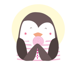 Little French Pingu v2 sticker #13342041