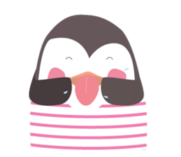 Little French Pingu v2 sticker #13342044