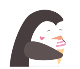 Little French Pingu v2 sticker #13342049
