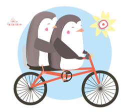 Little French Pingu v2 sticker #13342050