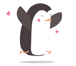 Little French Pingu v2 sticker #13342052