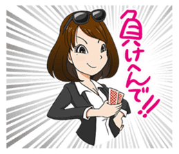 This is a lucky madonna line sticker sticker #13342267