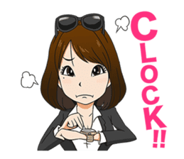 This is a lucky madonna line sticker sticker #13342269