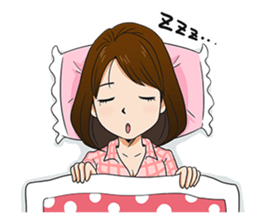 This is a lucky madonna line sticker sticker #13342270