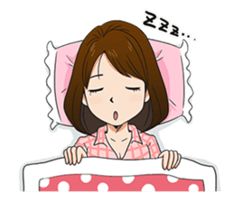 This is a lucky madonna line sticker sticker #13342270