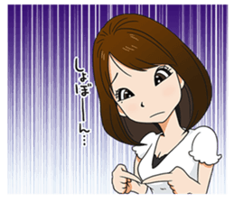 This is a lucky madonna line sticker sticker #13342280