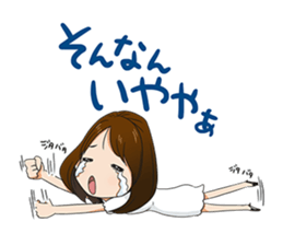 This is a lucky madonna line sticker sticker #13342290