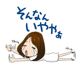 This is a lucky madonna line sticker sticker #13342290