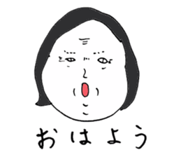 Men of long hair sticker #13342695