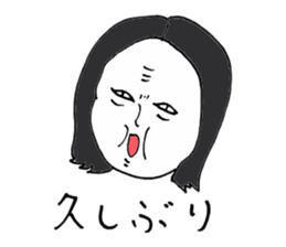 Men of long hair sticker #13342699