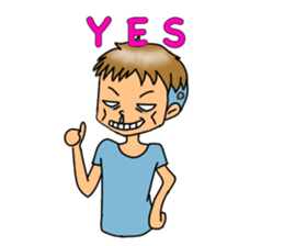 showa exotic boy sticker #13342880