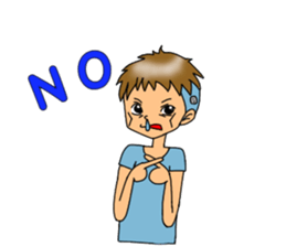 showa exotic boy sticker #13342881