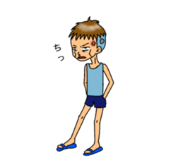 showa exotic boy sticker #13342885