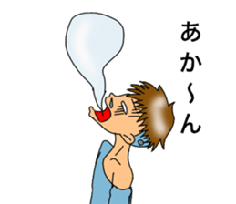 showa exotic boy sticker #13342891