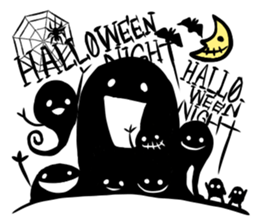 Halloween Night Monster sticker #13343380