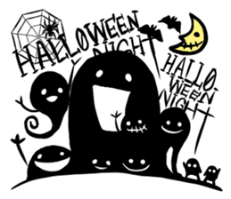 Halloween Night Monster sticker #13343380