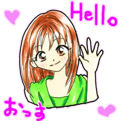 The Casual Japanese and English Stickers