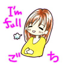 The Casual Japanese and English Stickers sticker #13343384