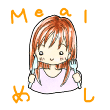 The Casual Japanese and English Stickers sticker #13343389