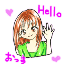 The Casual Japanese and English Stickers sticker #13343390