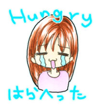 The Casual Japanese and English Stickers sticker #13343392