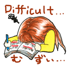 The Casual Japanese and English Stickers sticker #13343393