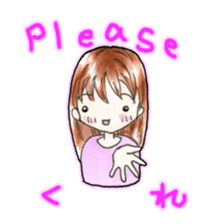 The Casual Japanese and English Stickers sticker #13343407