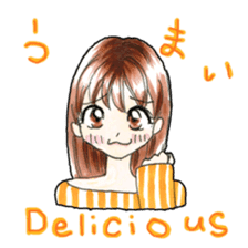 The Casual Japanese and English Stickers sticker #13343408