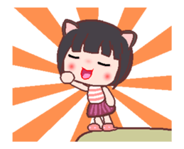 My sweet Catme A4 sticker #13343826