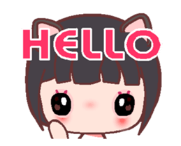 My sweet Catme A4 sticker #13343834