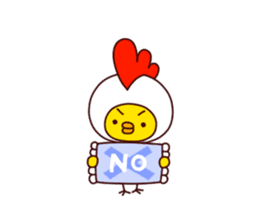 HE IS A CHICK 3. sticker #13344000