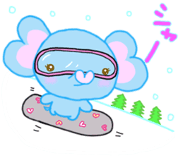Winter of events Christmas New Year sticker #13344051