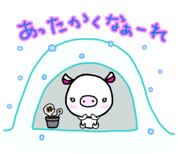 Winter of events Christmas New Year sticker #13344060