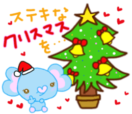 Winter of events Christmas New Year sticker #13344074