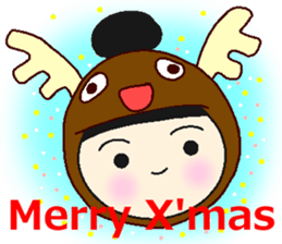 onmayu dango chan - winter - sticker #13344096