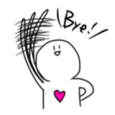 Surreal and soft human sticker #13344364