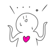 Surreal and soft human sticker #13344376