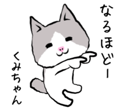 Kumichan cat sticker #13344737
