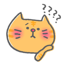 Cat of the red nose sticker #13345060