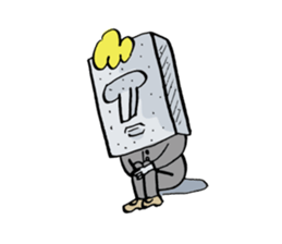 Stone school sticker #13345401