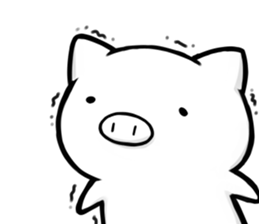 Life is hard on a pig 4 sticker #13345503