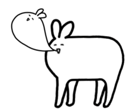 Lepus arcticus 28 sticker #13347214