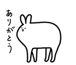 Lepus arcticus 28 sticker #13347228