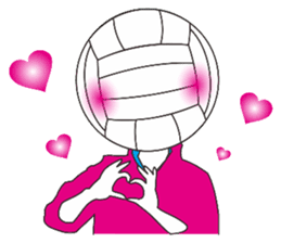 My volleyball lover sticker #13347681