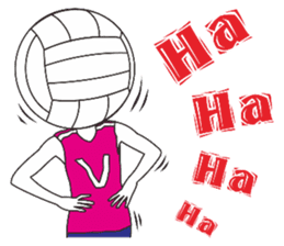 My volleyball lover sticker #13347688