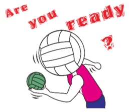 My volleyball lover sticker #13347701